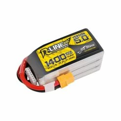 New Tattu R-Line Version 5.0 22.2V 6S 1400mAh 150C LiPo Battery - XT60