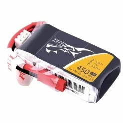 New Tattu 7.4V 2S 450mAh 75C LiPo Micro Battery - JST-SYP